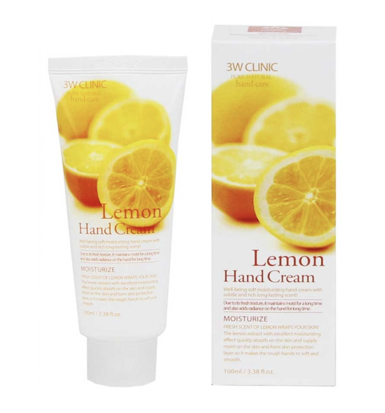3w clinic lemon hand cream 100ml