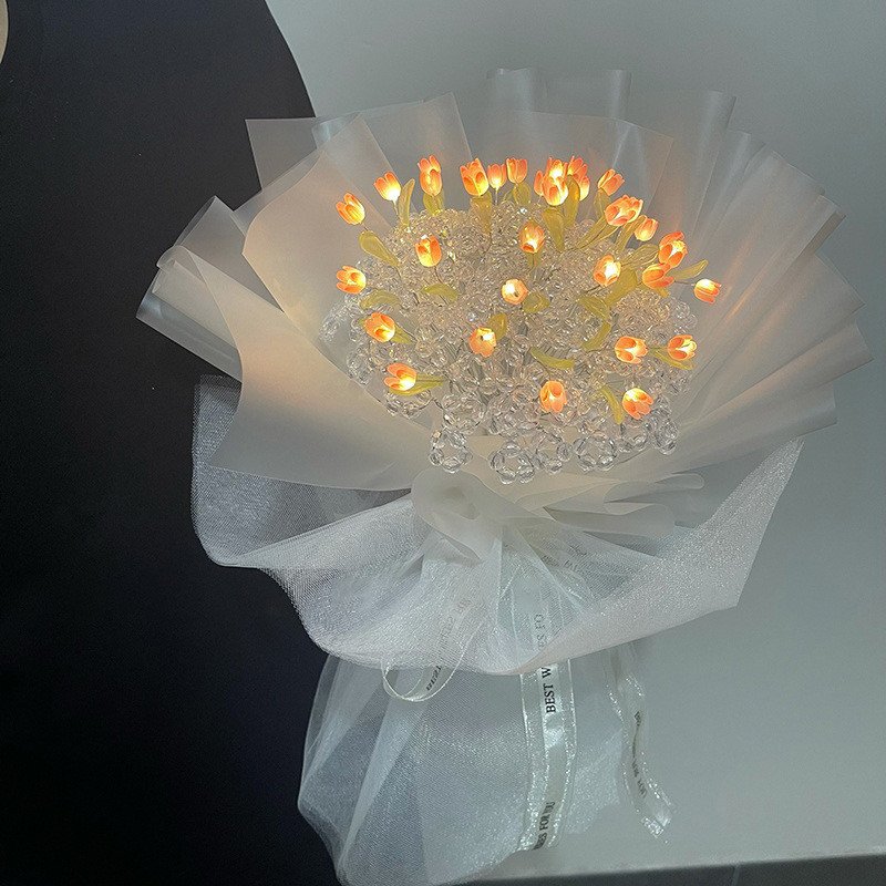 LED Simulation Flower Tulip Bouquet