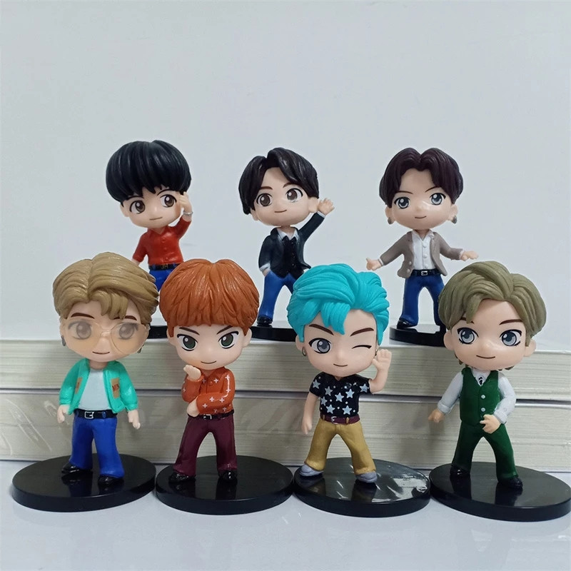 K-POP BTS Dynamite Concept Mini Figure Doll (Random) (Unofficial)