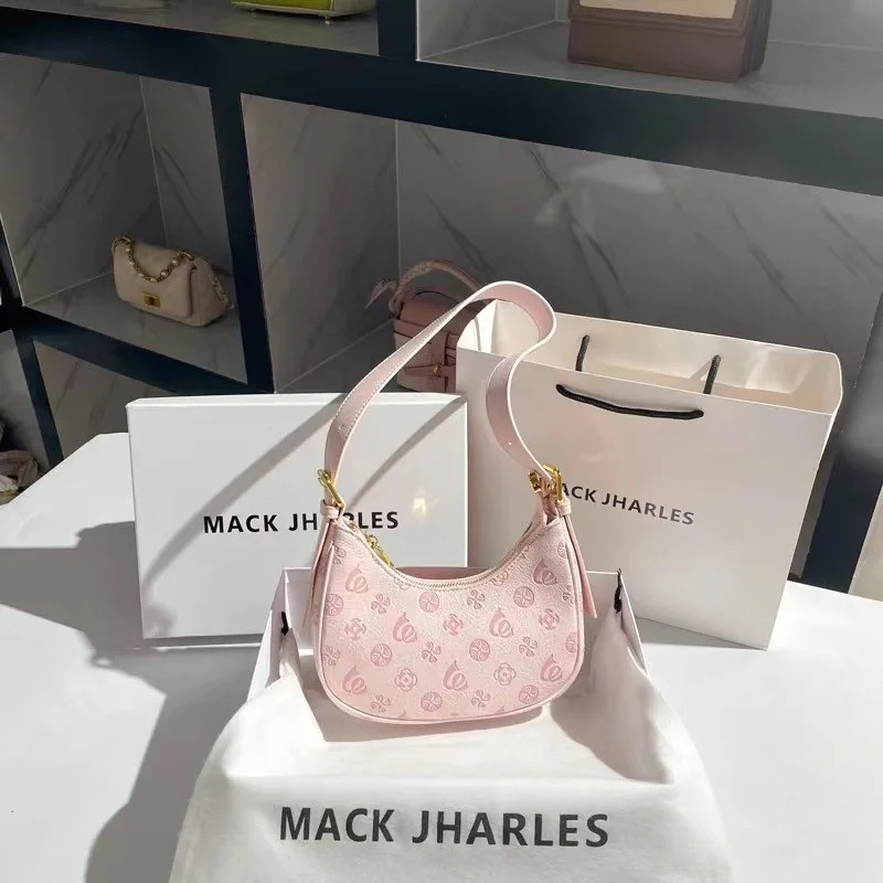 New Summer Fashionable Underarm Pink shoulder bag