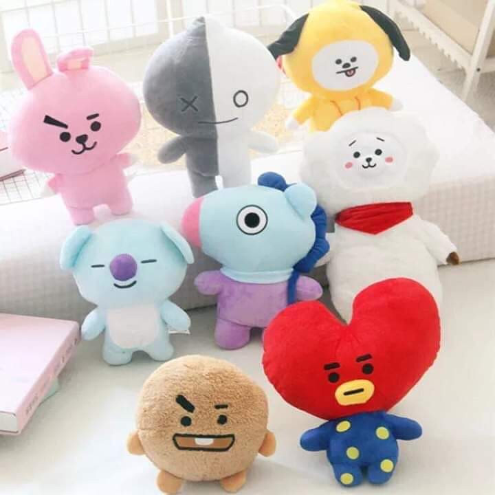 BT21 Plush Full Cartoon Figure Doll