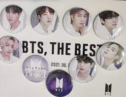 9Pcs/Set K-POP BTS THE BEST Concept Badge/Brooch