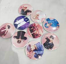 9Pcs/Set BTS Map Of The Soul Persona Photo Concept Badge/ Brooch