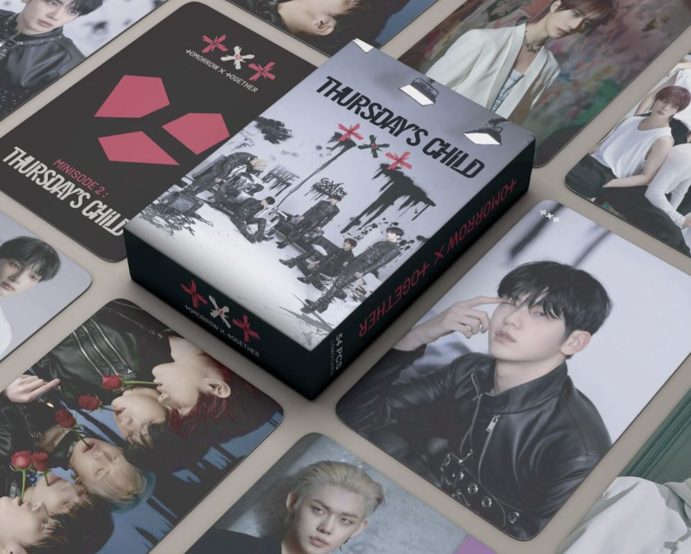 54Pcs/Box TXT Thursday's Child Concept Photocard/Lomocard