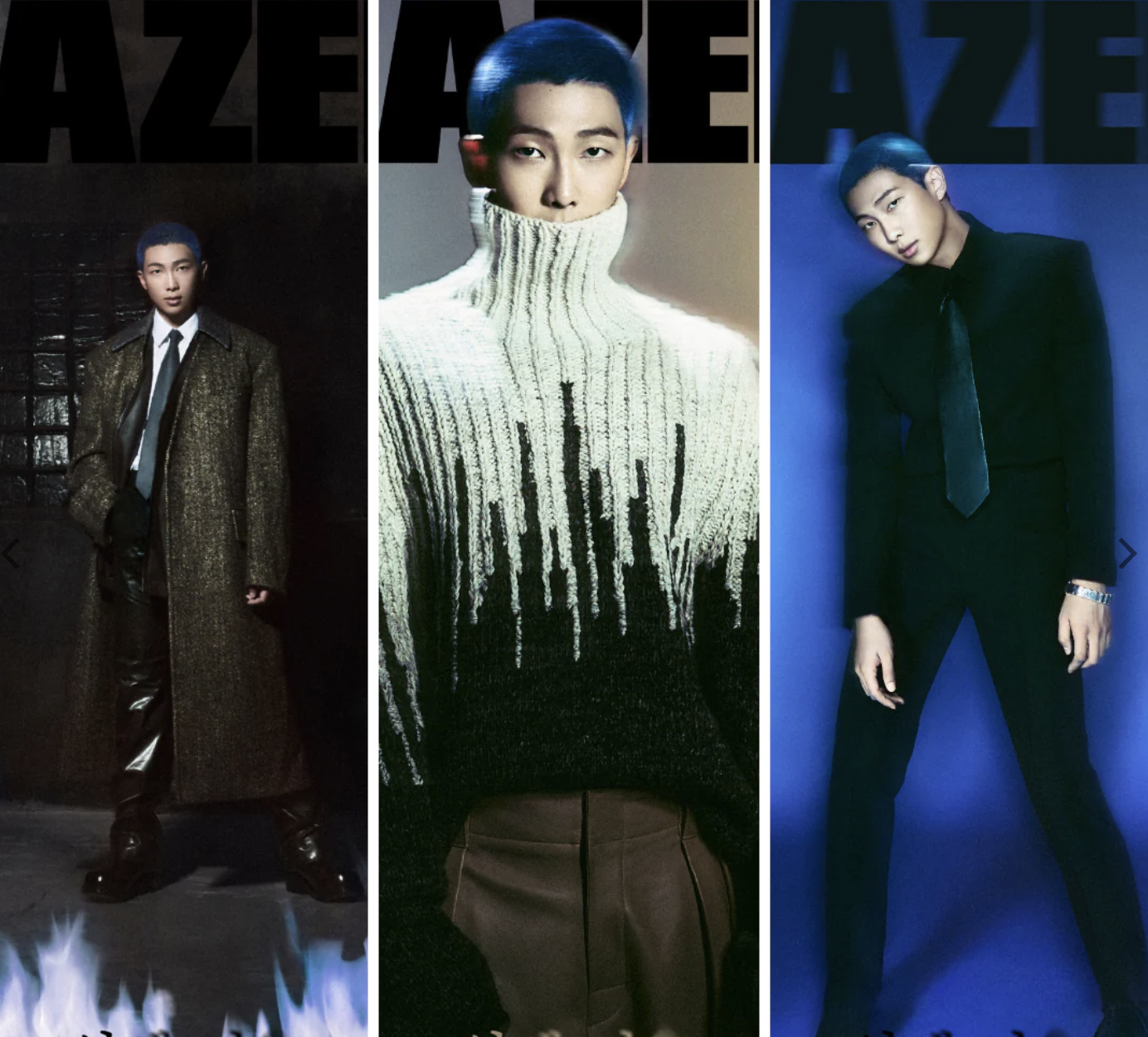 BTS RM COVER DAZED MAGAZINE 2023 OCTOBER ISSUE