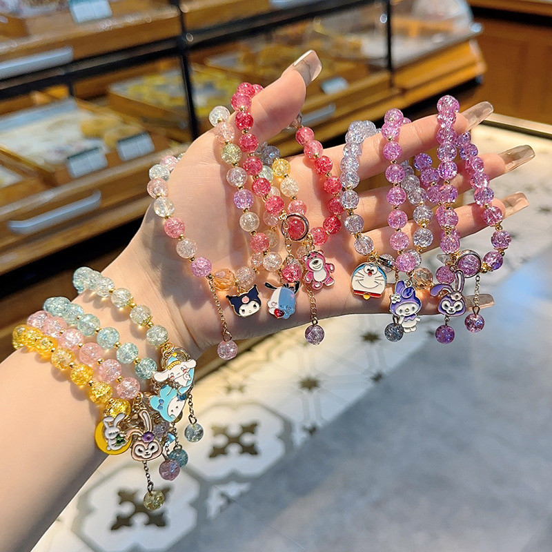 Kawaii Sanrio Crystal Single Beaded Bracelet