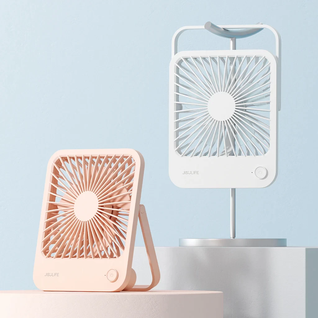 JISULIFE FA26 4500mAh Rechargeable Ultra Thin Desktop Fan