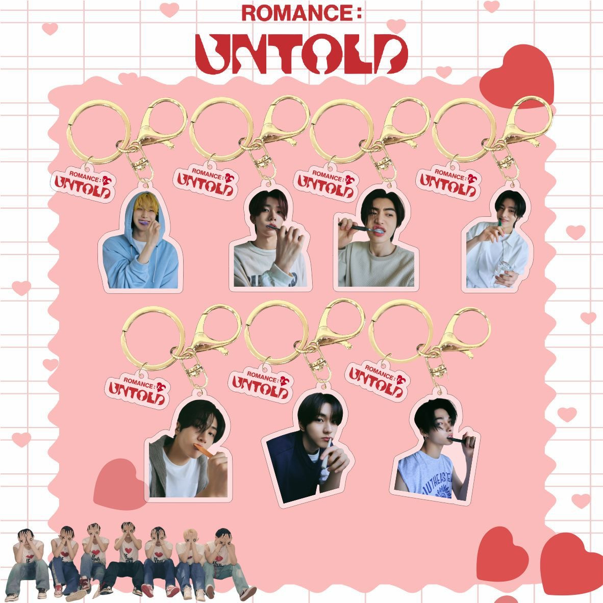 Enhypen Romance Untold Acrylic Keychain