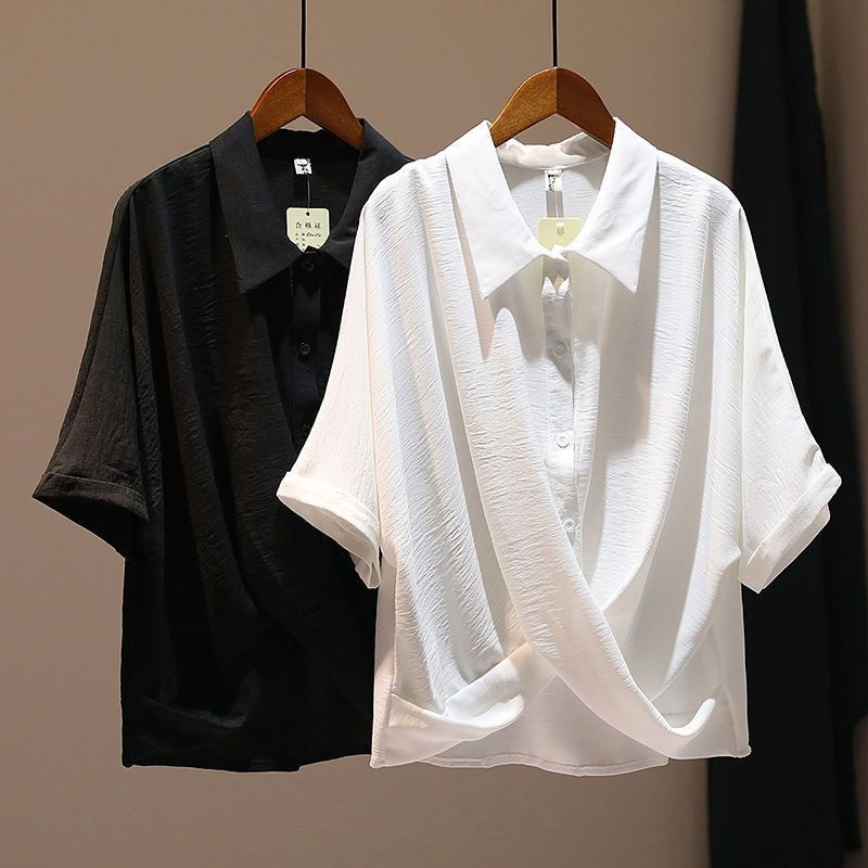 Summer Trend Cross Design Loose Shirts