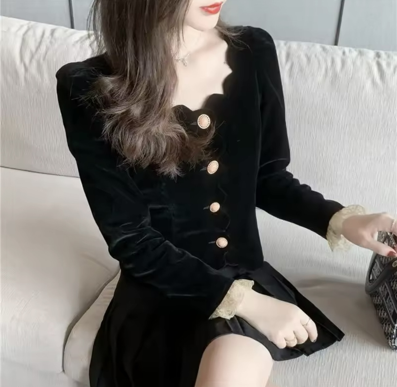 Korean Sexy Cropped Coat