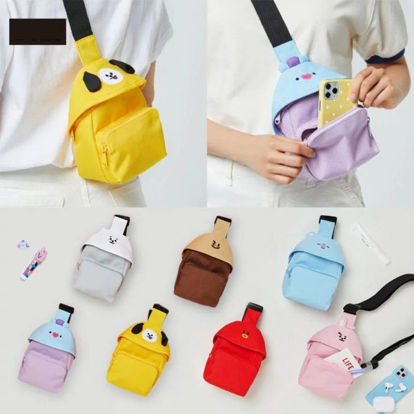 BT21 Cartoon Character Fashionable Cross Body Bag/ Side Bag