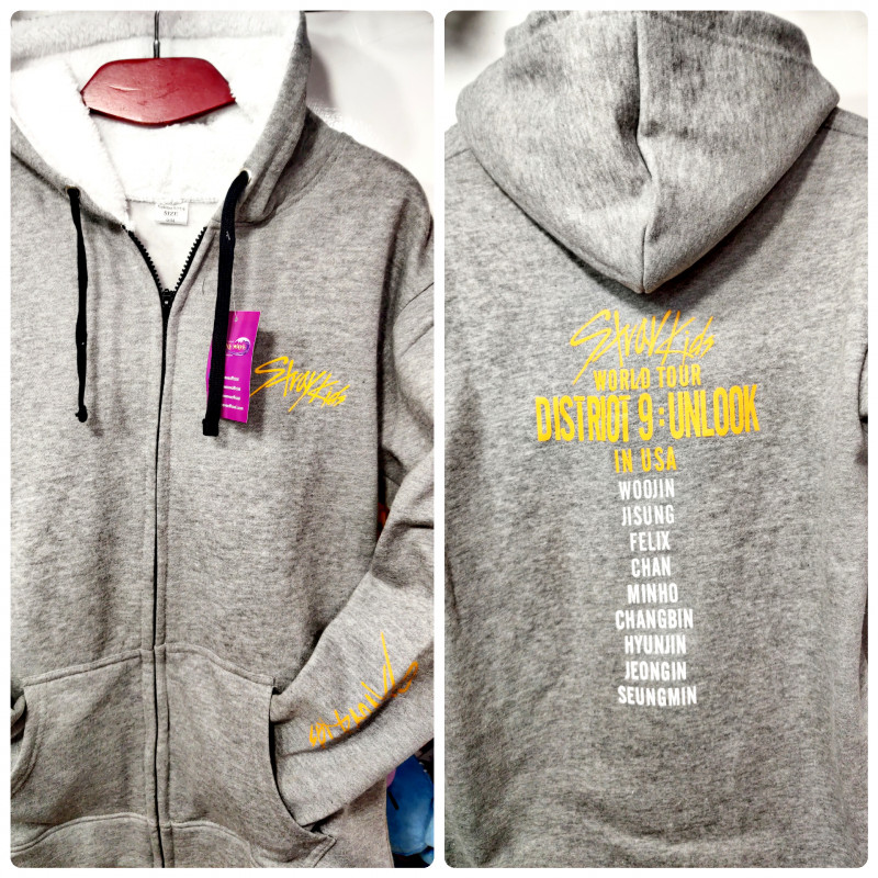 K-POP New Arrival STRAYKIDS Fashionable Winter Zipper Hoodie/Jacket