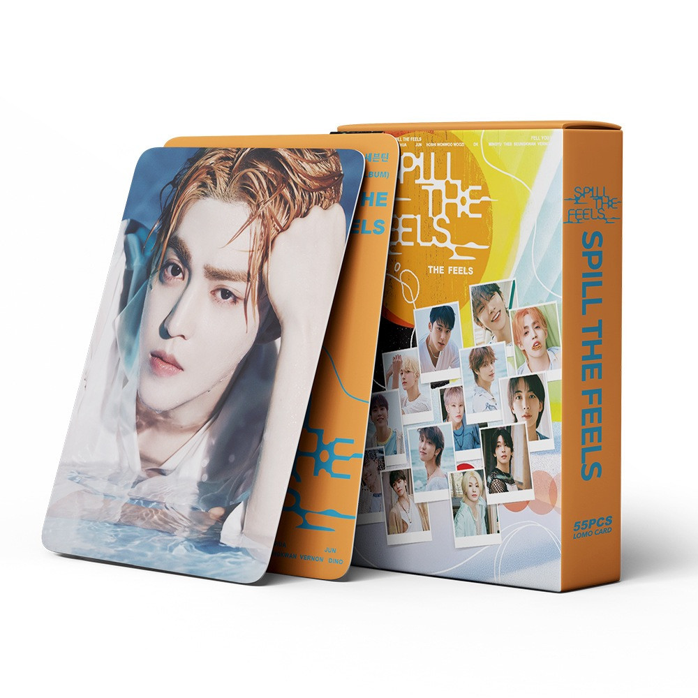 54Pcs/Box SEVENTEEN-SPILL THE FEELS Photocard/Lomocard