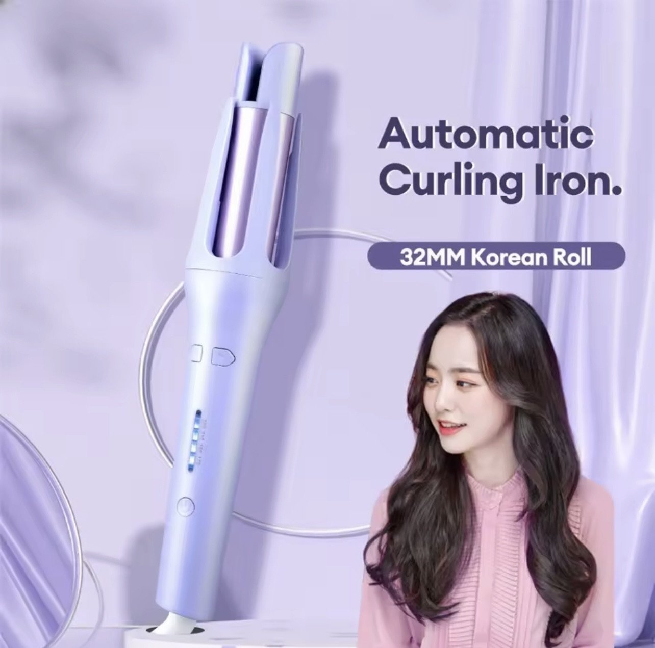 Automatic Rotating Hair Curling Iron