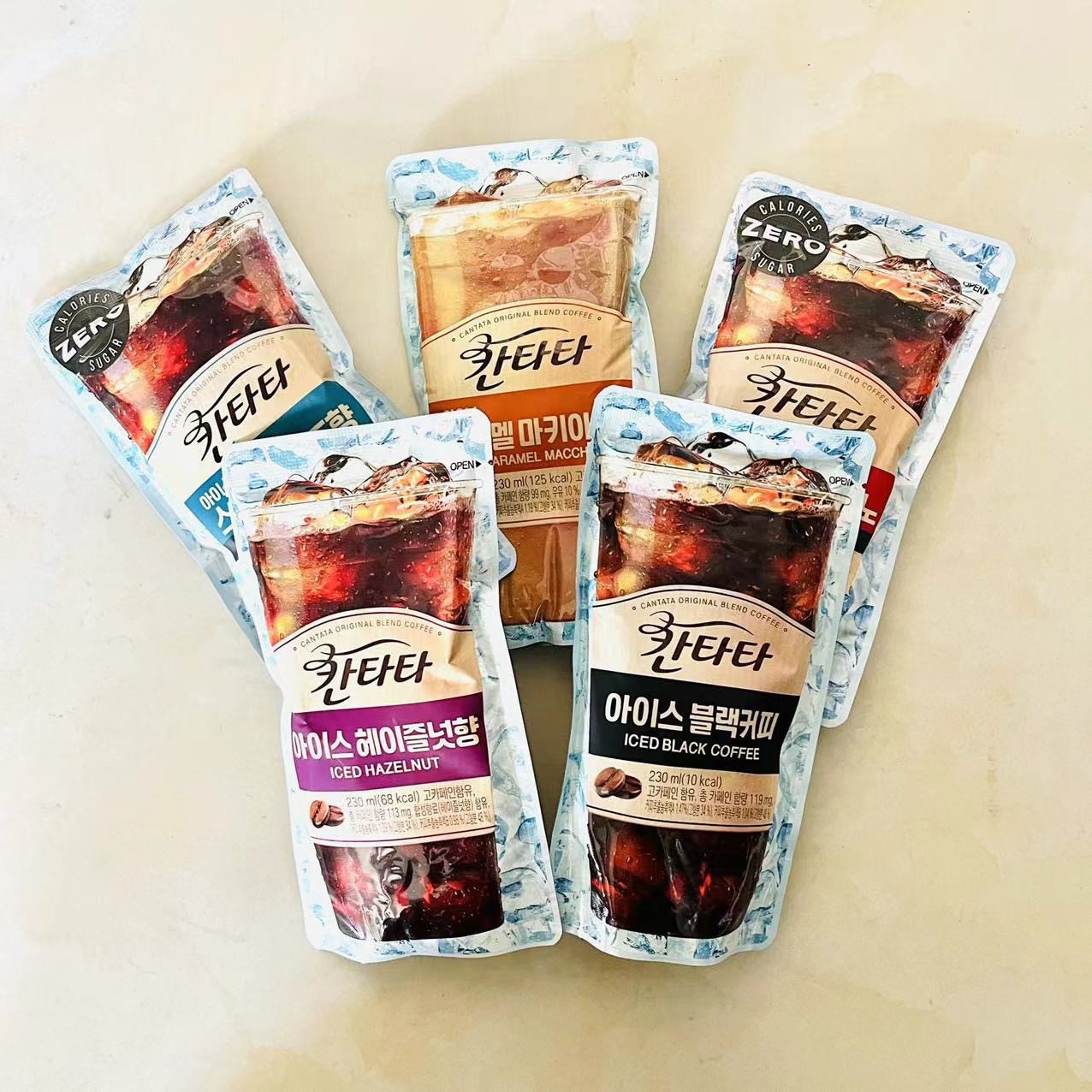 Korean Instant Ice Coffee Bag 230ml.