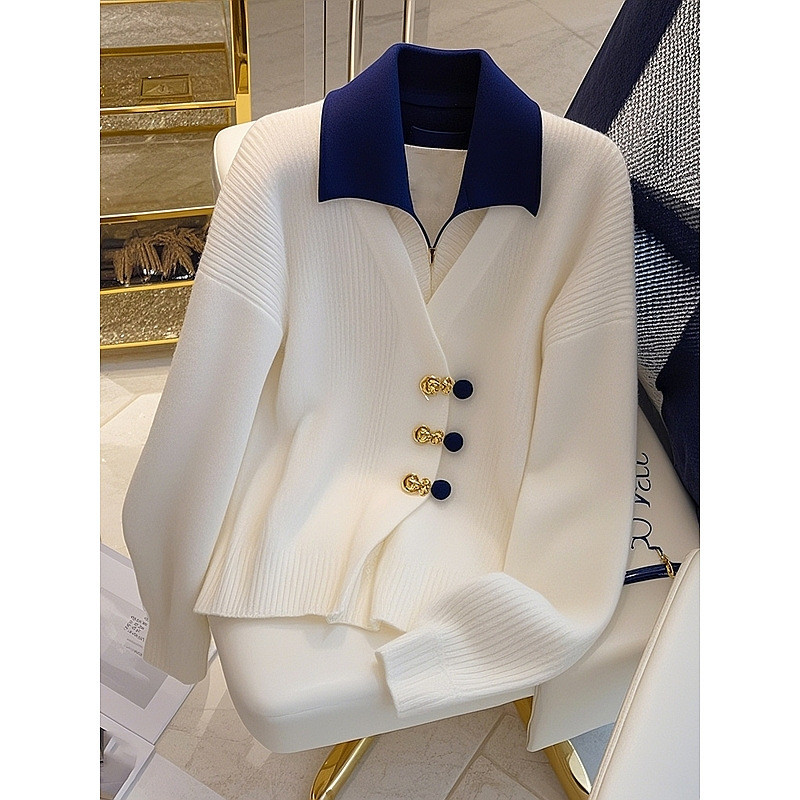 Elegant Fashion Winter Pullov Knitwear Coat