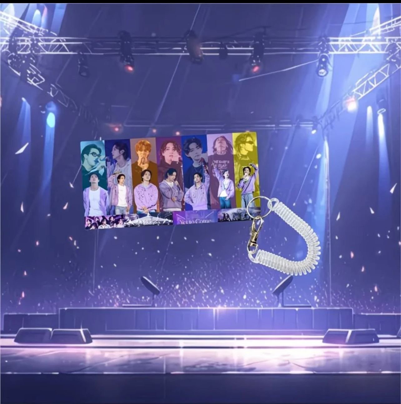 BTS 3D Ticket Concept Acrylic Keychain