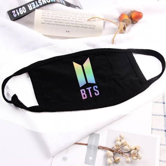BTS Bangtan Boys Foil Print Fashion Mask