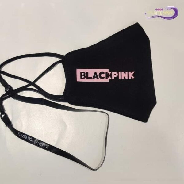 BLACKPINK Dustproof Cotton Mask With Neck Strap