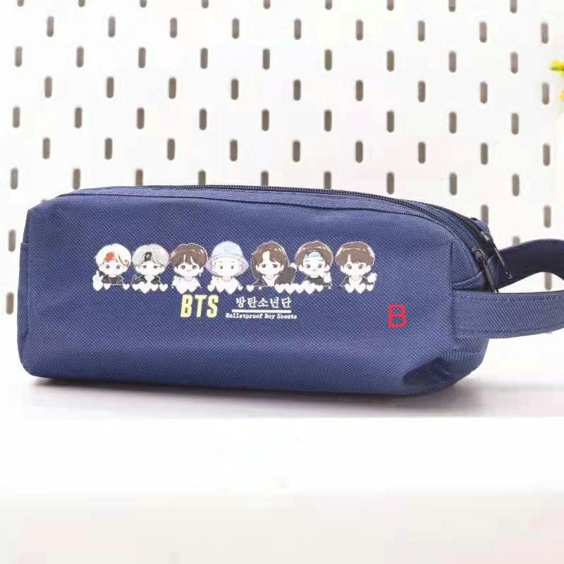 K-POP BTS Fashionable Large Capacity Pencil Pouch Bag