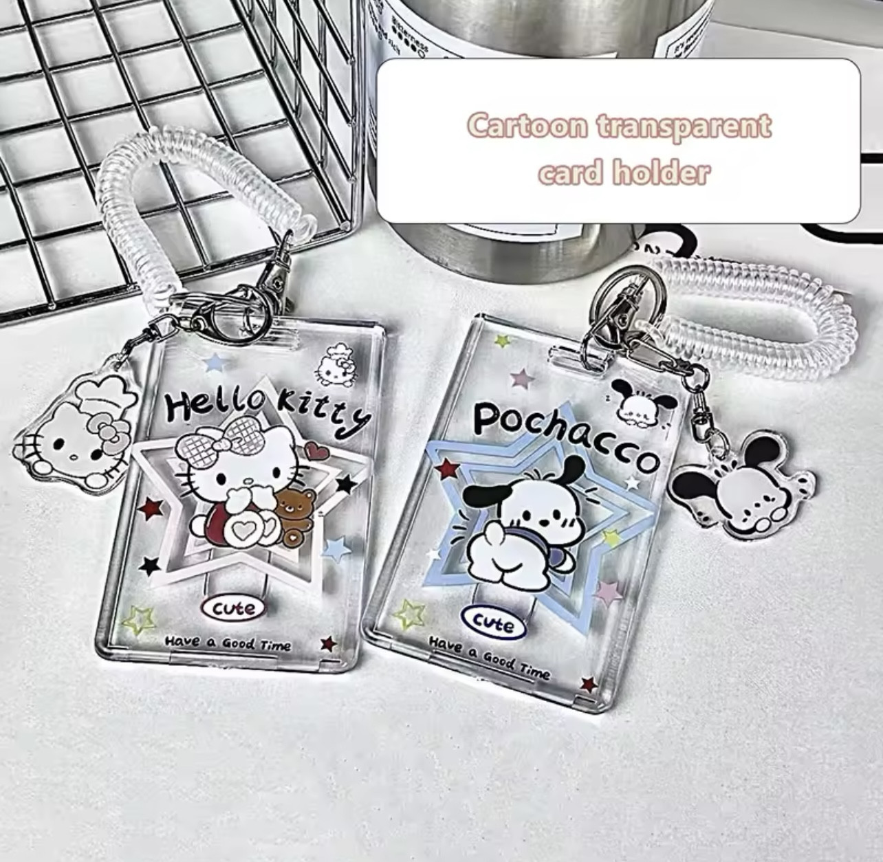 Sanrio Transparent ID Card Cover