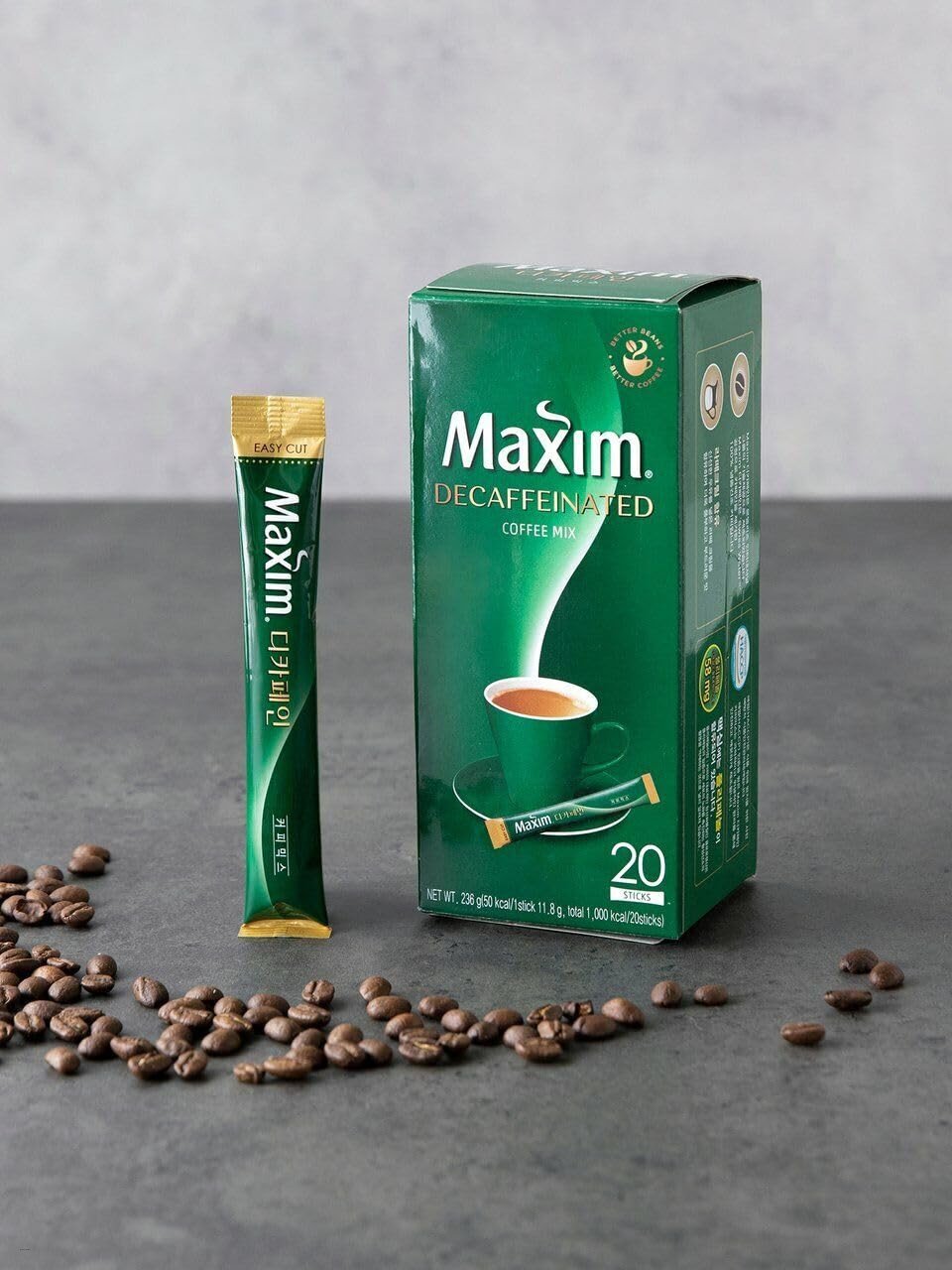 Korean Maxim Decaffeinated Coffee Mix (Single Stick)