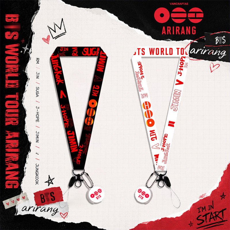 BTS World Tour Arirang Lanyard