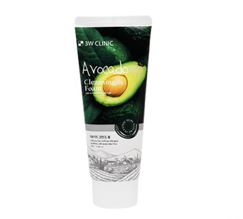 3W Clinic Avocado Cleansing Foam 100ml