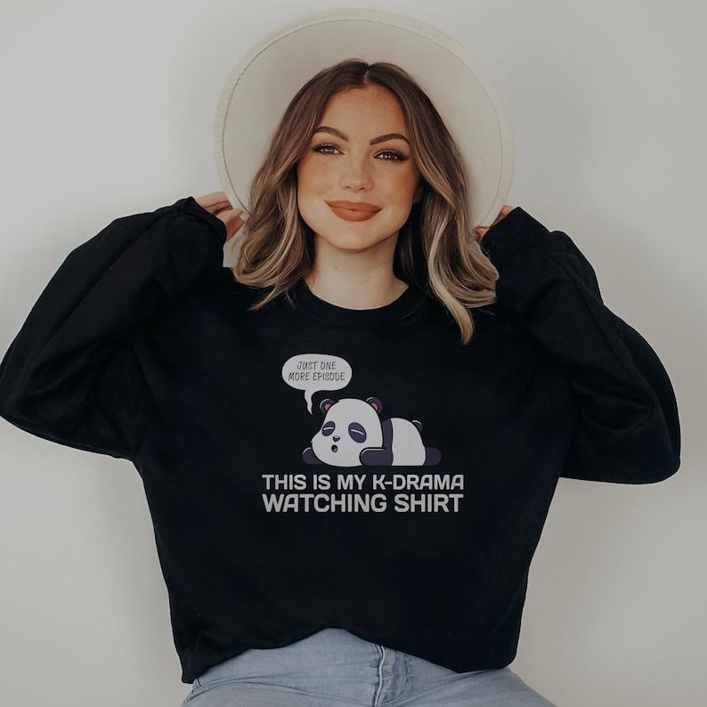K-DRAMA WATCHING DTF Sweatshirt