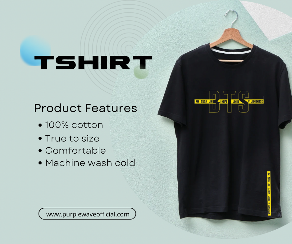 BTS Yellow & Black Classic T-Shirt
