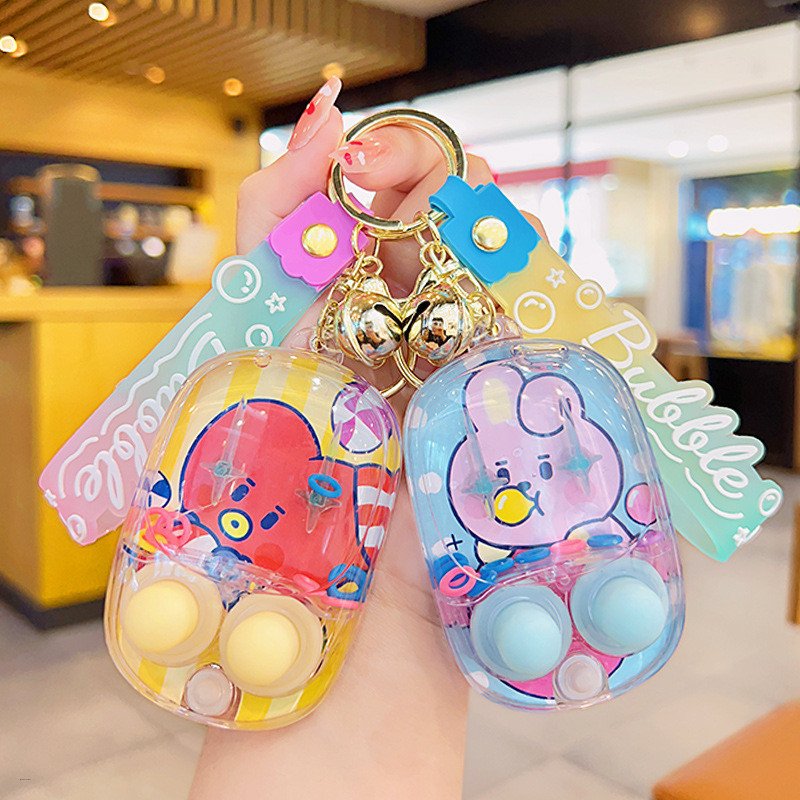 BT21 Ring-Toss Game Keychain