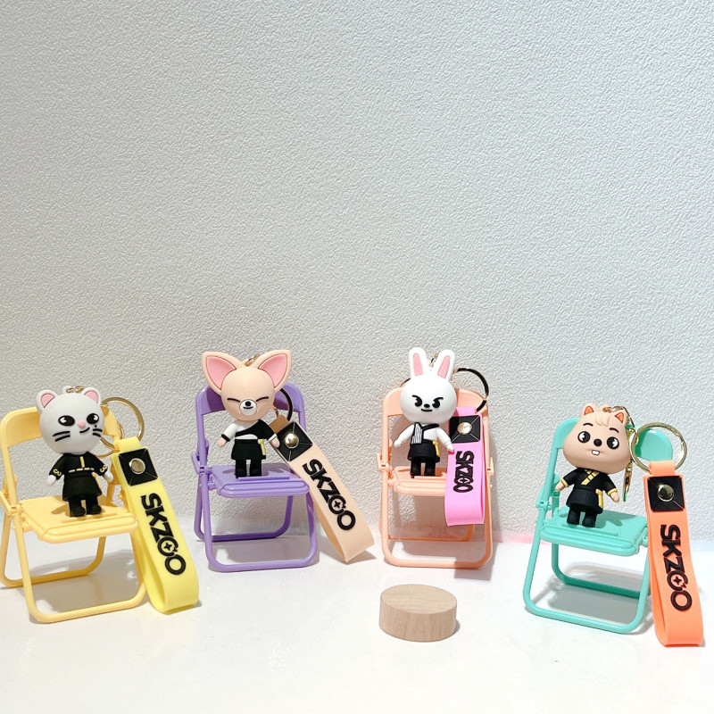 Straykis Skzoo Rubber Keychain