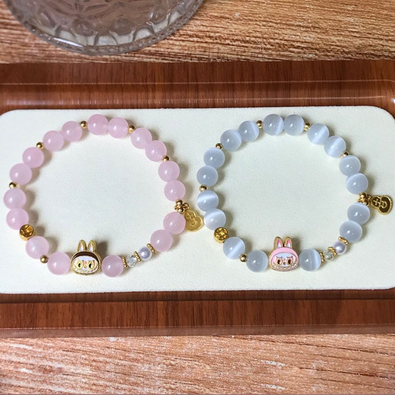 Cute Labub Crystal Single Beaded Bracelet