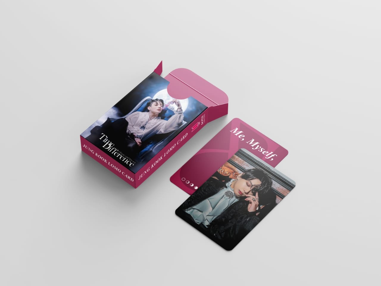 54Pcs/Box K-POP BTS ME, MYSELF & JUNGKOOK TIME DIFFERENCE Concept Photocard/Lomocard (Limited Collection)