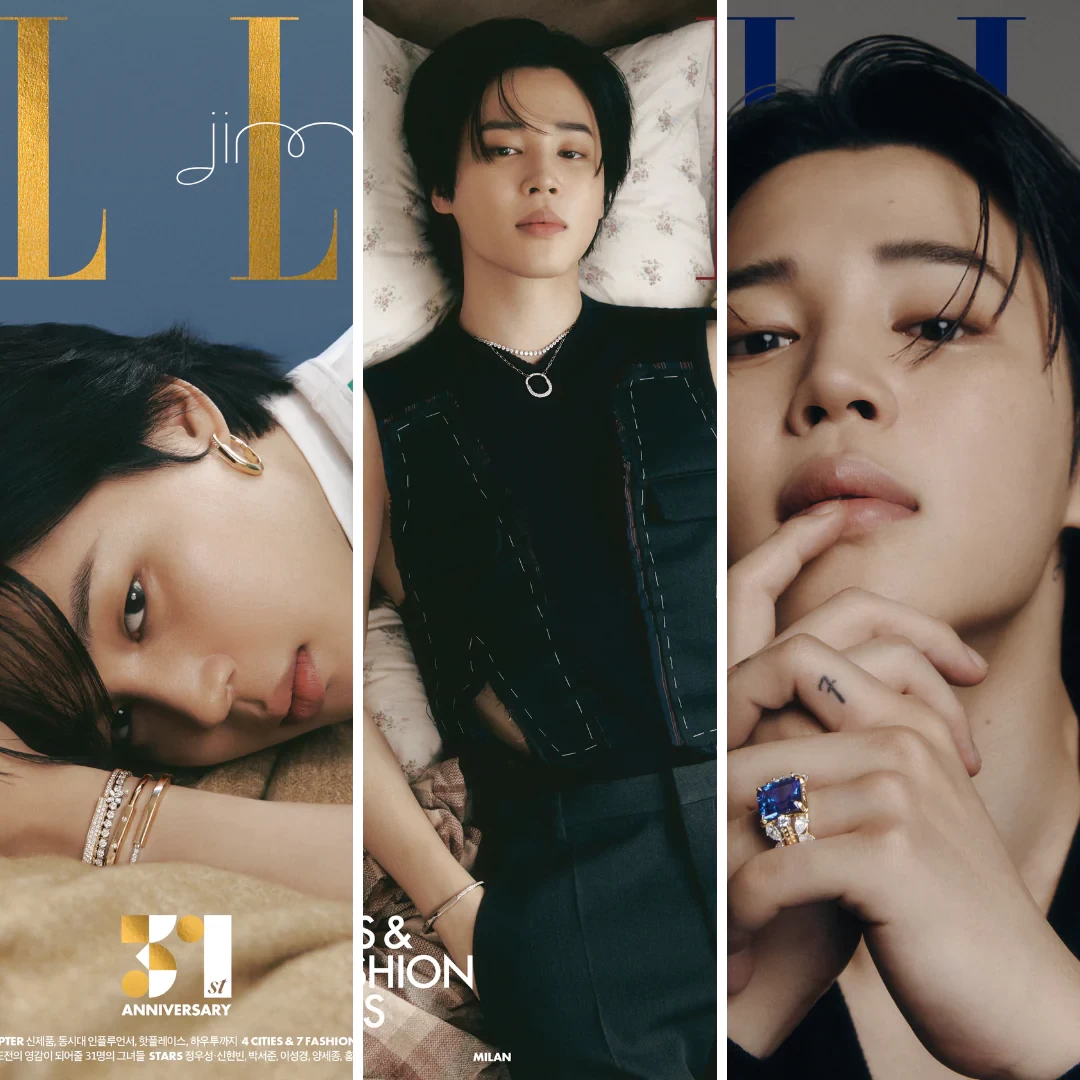 BTS JIMIN ELLE MAGAZINE 2023 NOVEMBER ISSUE