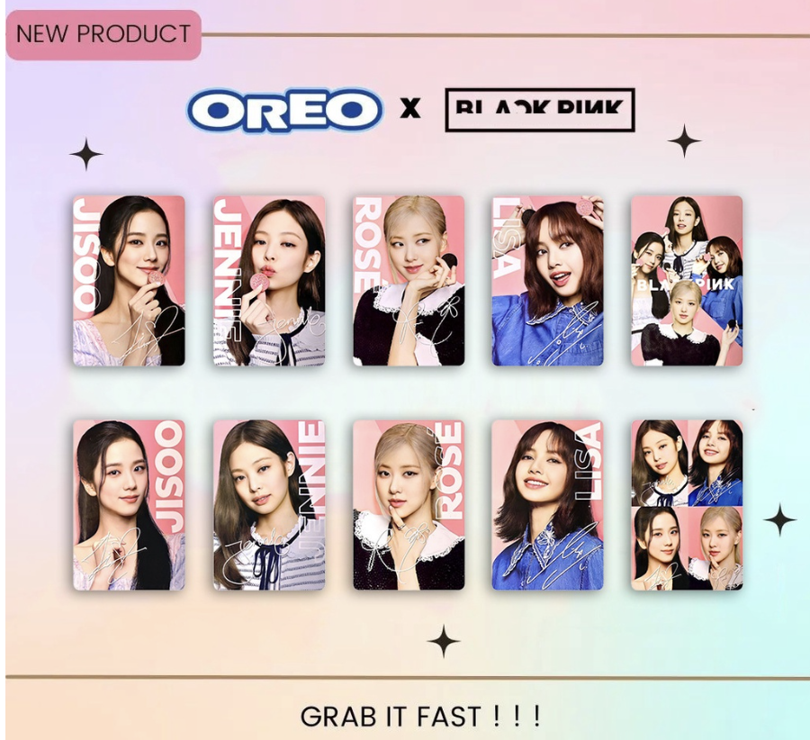 BLACKPINK x OREO PHOTOCARDS