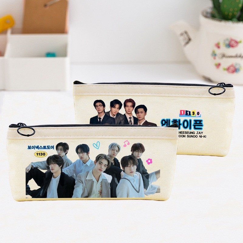 Enhypen Canvas Pencil Pouch Bag