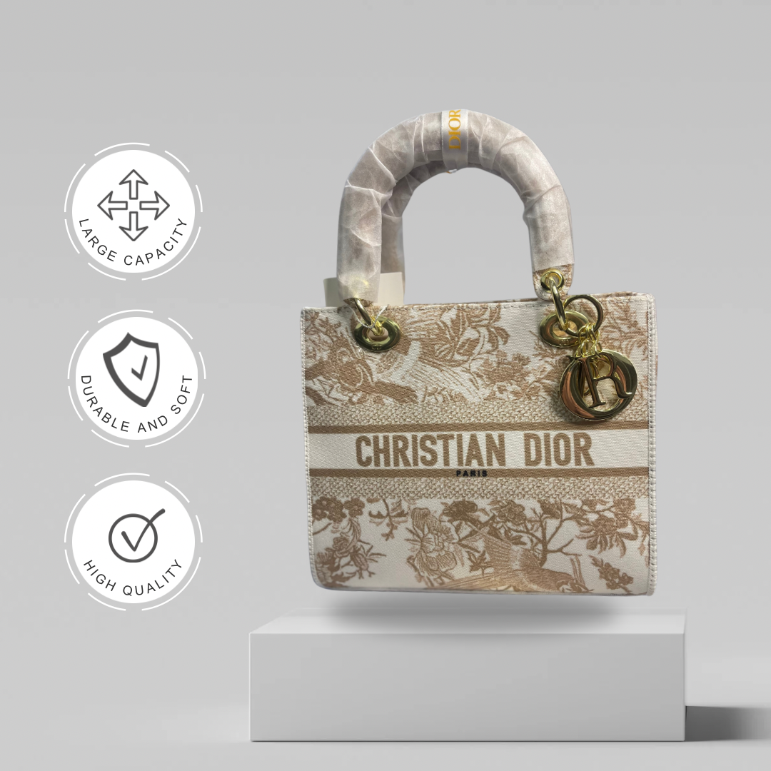 CHRISTIAN DIOR PRINTED HANDBAG