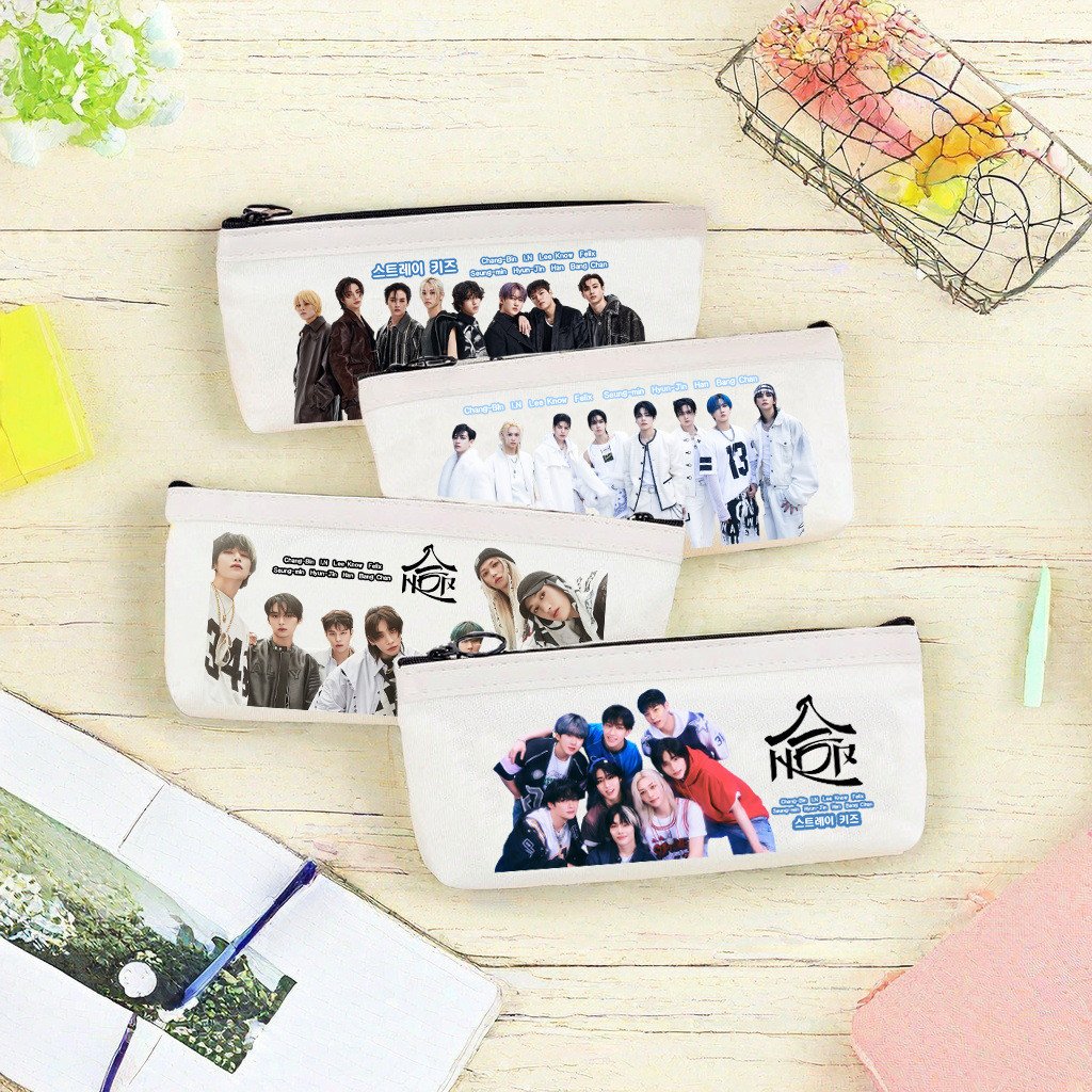 STRAYKIDS HOP Canvas Pencil Pouch Bag