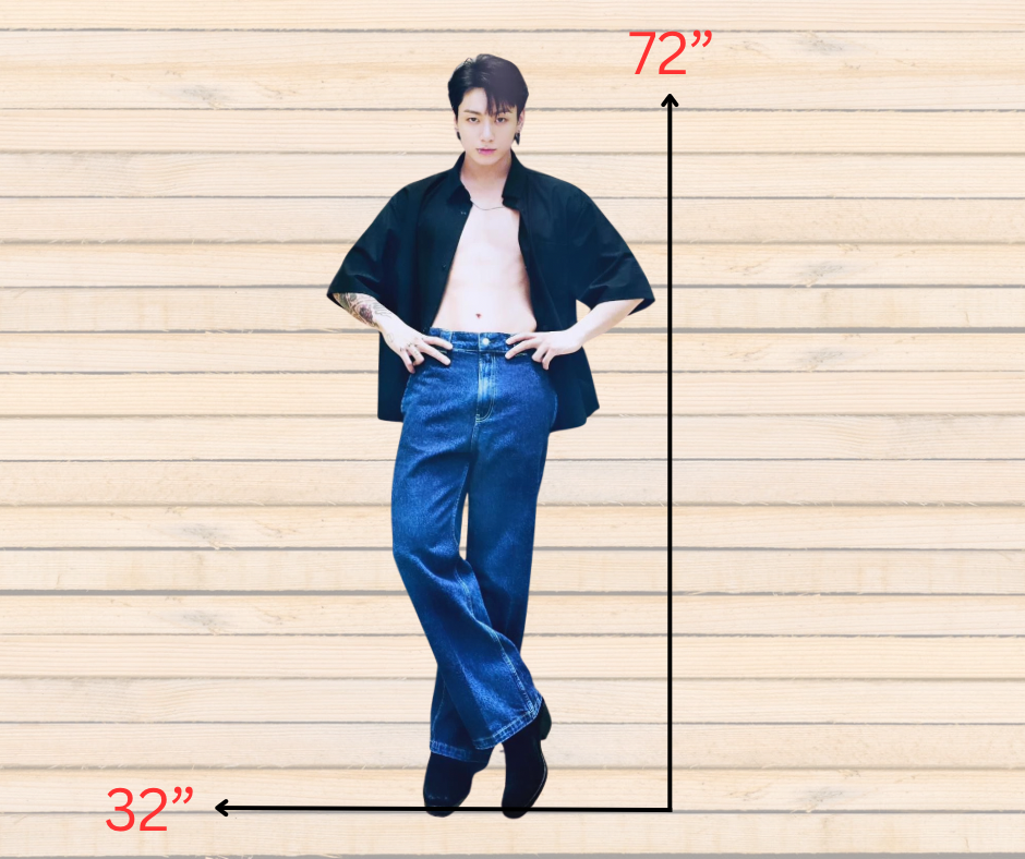 BTS-JUNGKOOK CALVIN KLEIN DROPS HOT CARDBOARD CUTOUT