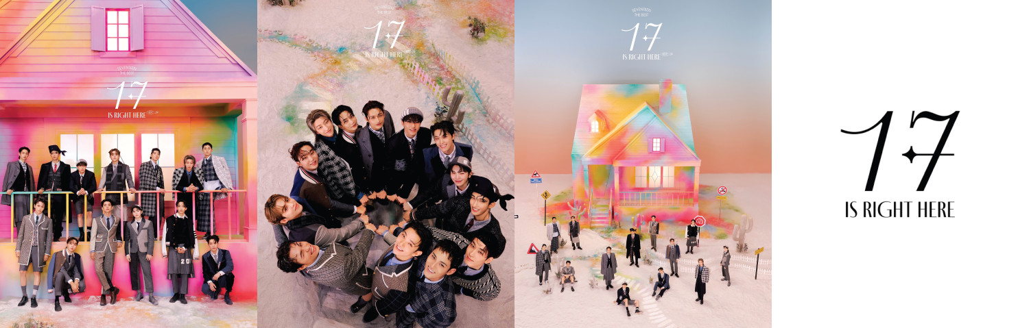 3Pcs/Set SEVENTEEN- 17 is Right Here Concept Mini Concert Poster