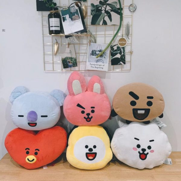 K-POP BT21 Smiley Pillow (30Cm)
