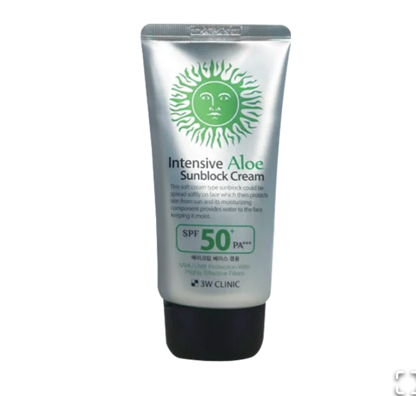 3W Clinic Intensive Aloe Sunblock Cream SPF 50+ PA+++ 70ml