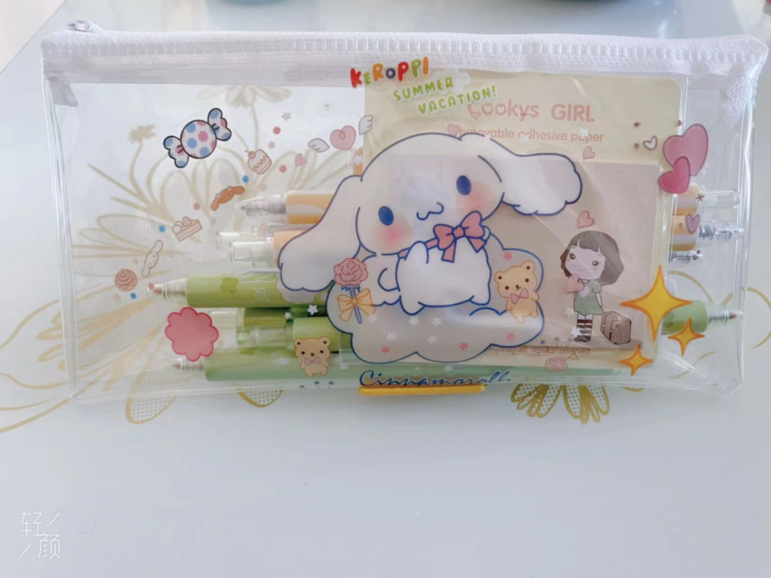 Sanrio Cinnamoroll Transparent Pencil Pouch