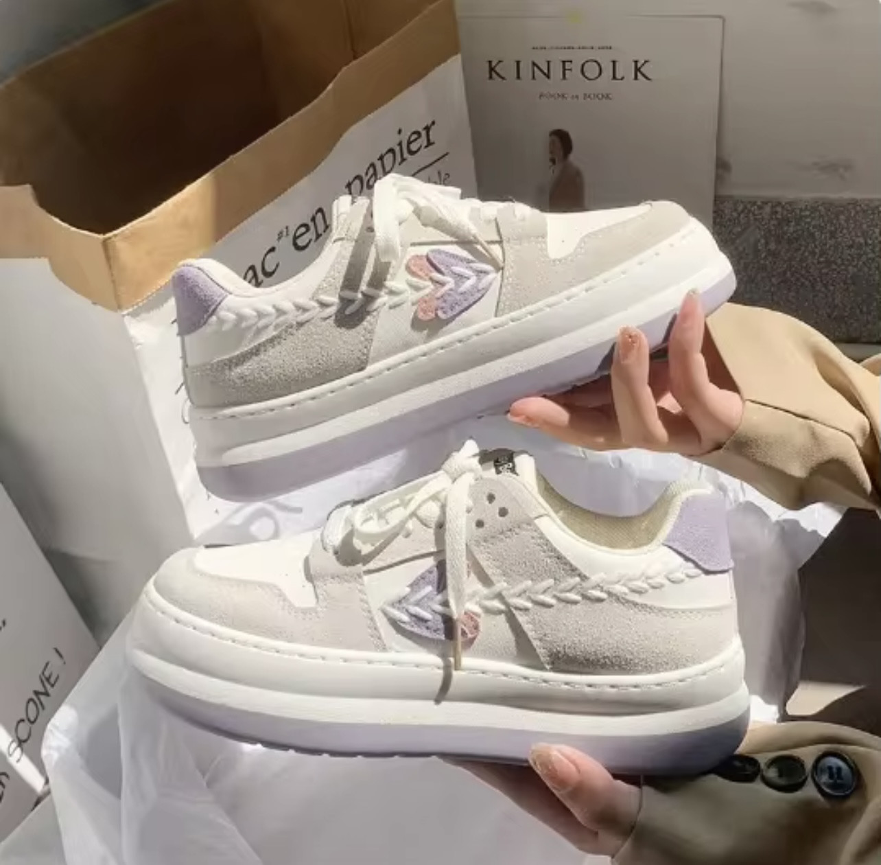 Kawaii Heart Skate Casual Shoes