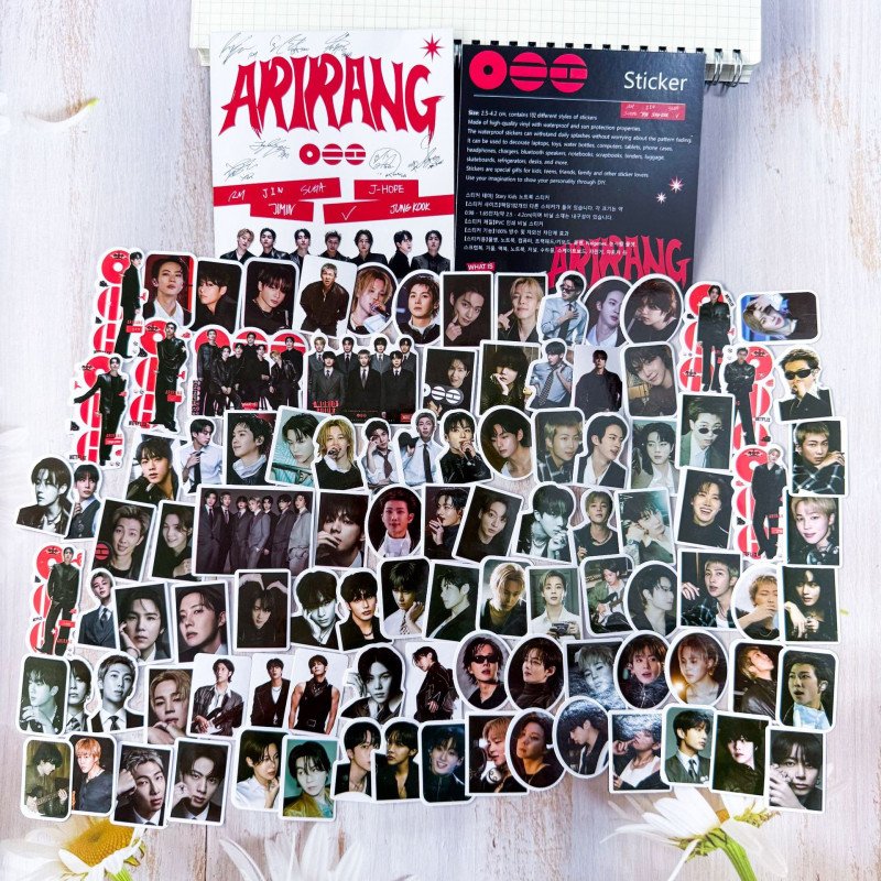 BTS-ARIRANG 104Pcs/Pack Peripherals Stickers
