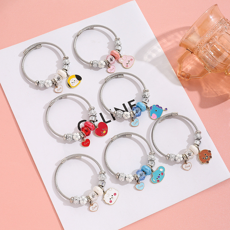 BT21 Adjustable Crystal Bracelets