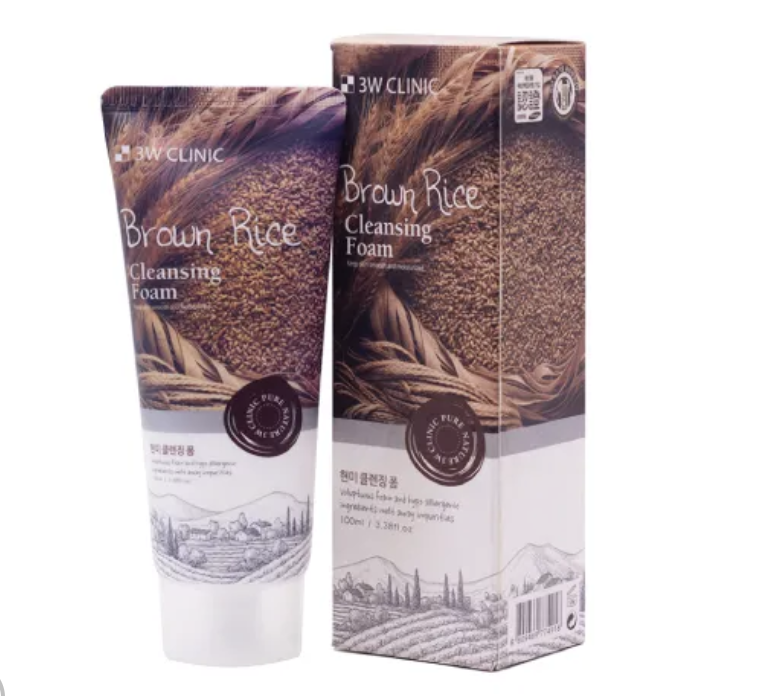 3W Clinic Brown Rice Cleansing Foam 100ml