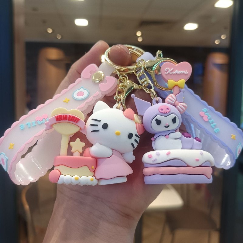 Kawaii Sanrio Premium Cute Bag Pendant Keychain