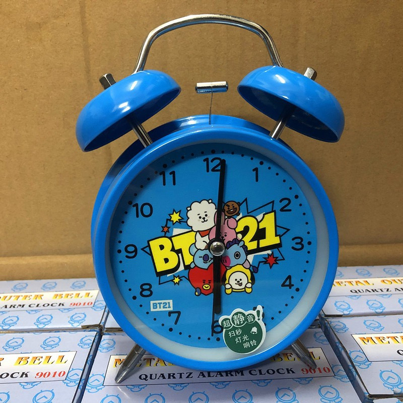 K-POP BT21 Metal Desk Table Alarm Clock